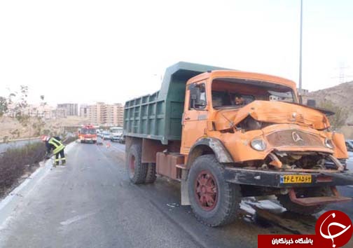 5 مصدوم در دو سانحه رانندگی + تصاویر