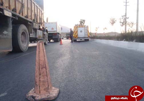 5 مصدوم در دو سانحه رانندگی + تصاویر