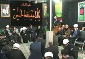 عزاداری شهادت امام سجاد (ع) در بیوت مراجع + فیلم