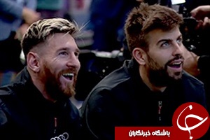 حواشی جالب تحویل آئودی های جدید به بازیکنان بارسلونا + فیلم
