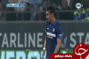 گلزنی رضا قوچان نژاد مقابل آیندهوون + فیلم