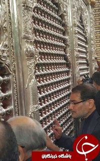 بازدید دبیرشورای عالی امنیت ملی ازکارگاه ساخت ضریح امامین عسگریین(ع)درقم+تصاویر