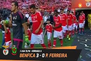 بنفیکا 3 پاکوس دفریرا 0/عقاب ها جایگاهشان را در صدر محکم کردند