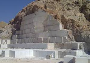 ارسال سنگ مرمراز معادن ریگان به چین