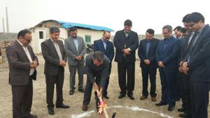 کلنگ‌زنی شرکت تعاونی کودعالی در روستای سقرتپه گمیشان