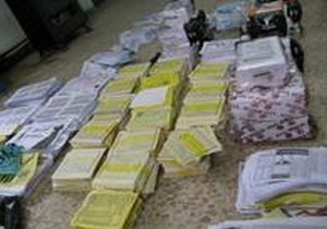 كشف بيش از 6 هزار برگ پيش بينی نتايج فوتبال در شفت
