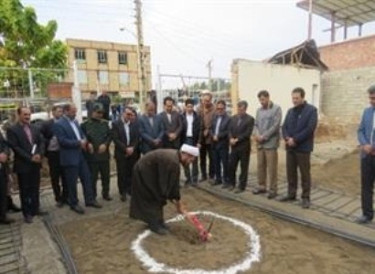 کلنگ زنی مرکز بهداشتی درمانی درشاهین دژ