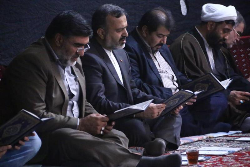 حضور استاندار خراسان رضوی در مراسم گرامیداشت شهید مدافع حرم محمد رضا زاهدی