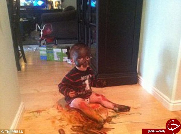 در صورت تنها گذاشتن کودکانتان با این صحنه ها مواجه خواهید شد+10 عکس