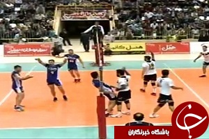 خلاصه بازی والیبال هاوش گنبد 1 _ 3 سایپا + فیلم