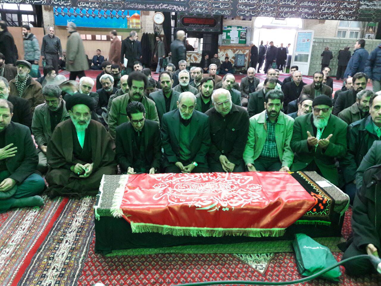 مراسم تشیع پیکر حسن شایانفر آغاز شد+ تصاویر