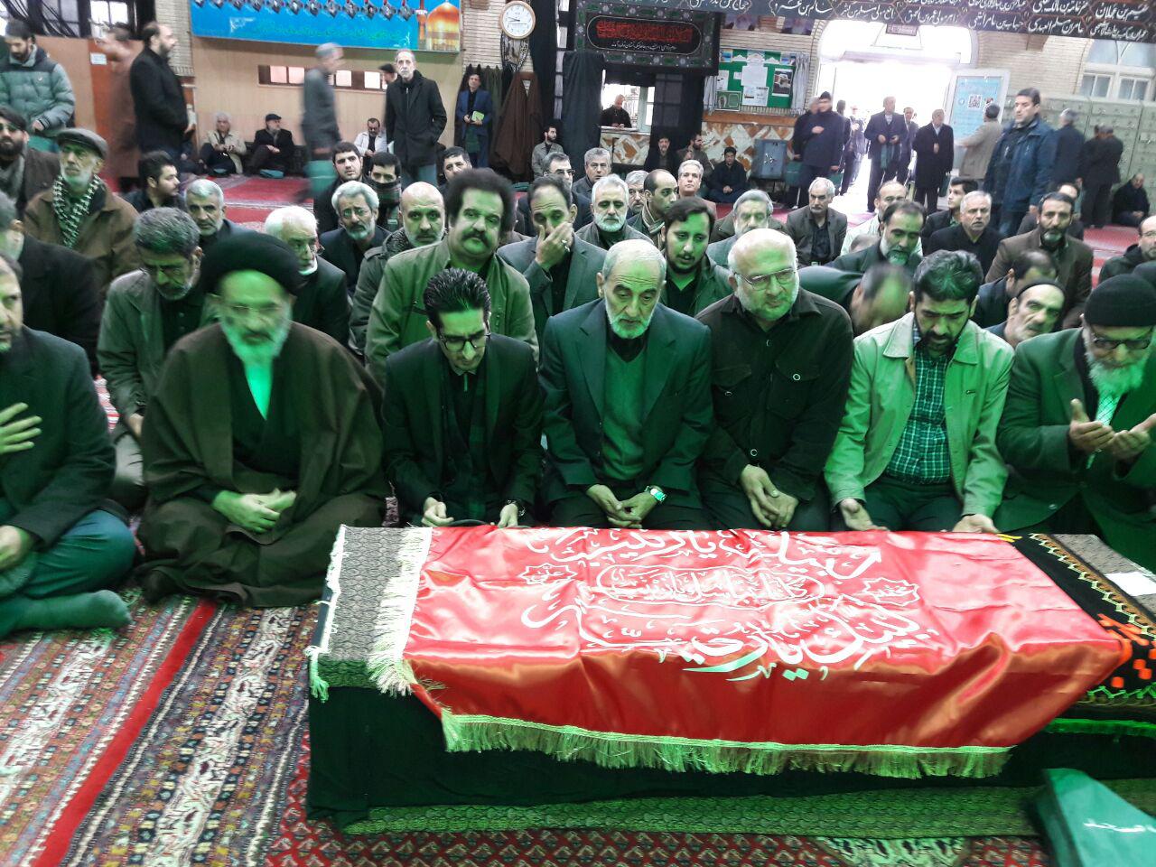 مراسم تشیع پیکر حسن شایانفر آغاز شد+ تصاویر