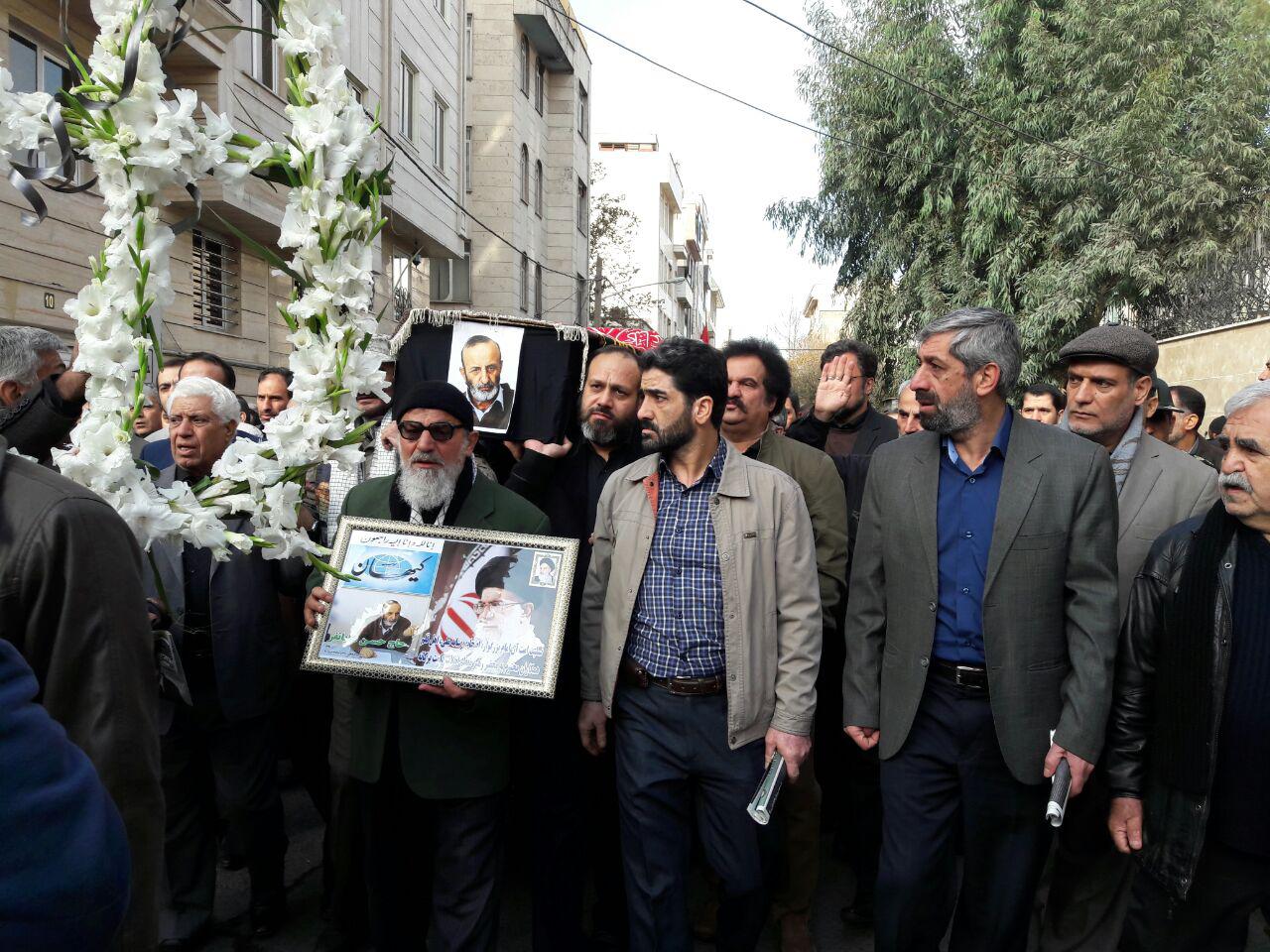 کدام شخصیت&zwnj;ها در مراسم تشییع پیکر حاج حسن شایانفر شرکت کردند؟+ تصاویر