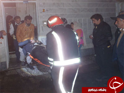 یک مصدوم براثر انفجار گاز
