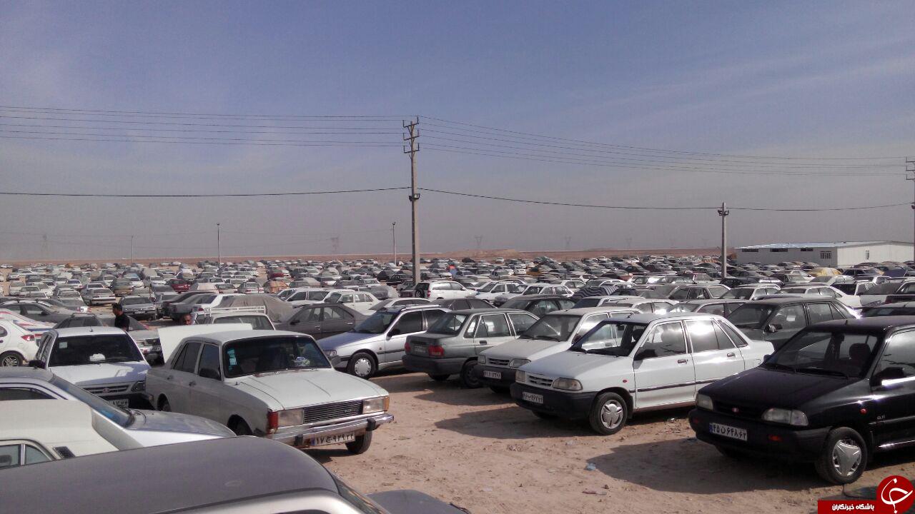 ده ها هزار خودرو در پارکینگ&zwnj;های مرز شلمچه پارک است