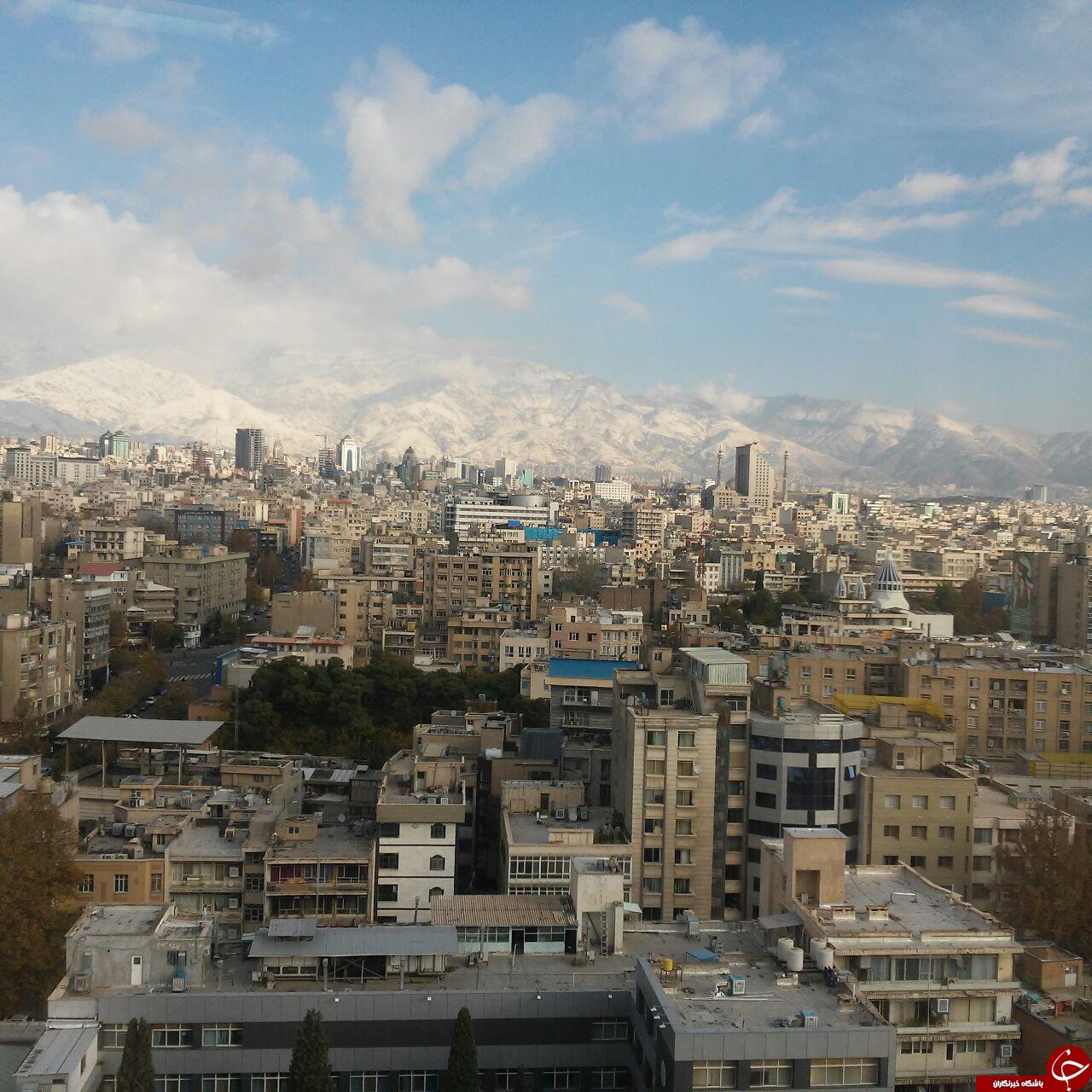 تصویری از هوای پاک و زیبای پایتخت