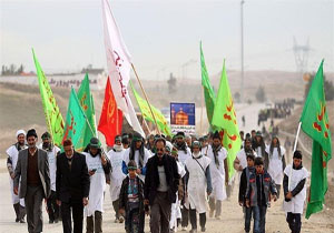 25 هزار زائر پیاده در راه سرزمین خورشید