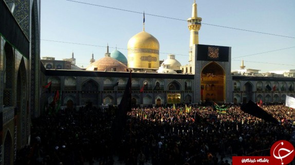 در حرم ملائک&zwnj;نشین رضوی، امروز غوغایی برپاست