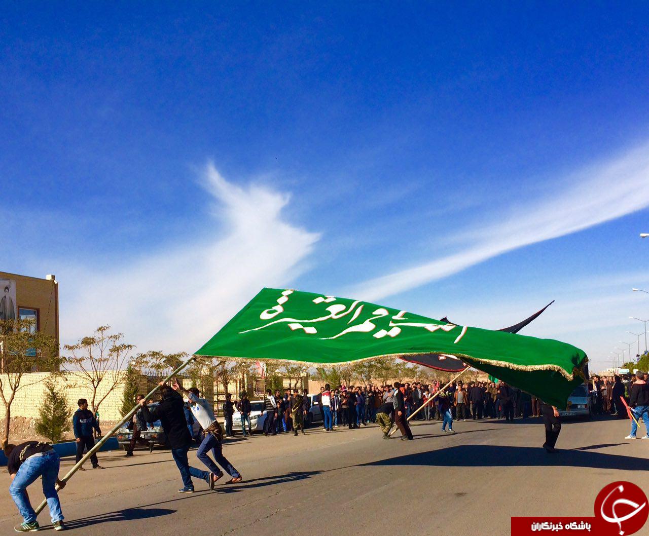 پیکر مطهر 2 شهید گمنام در نطنز تشییع و خاکسپاری شد + تصاویر