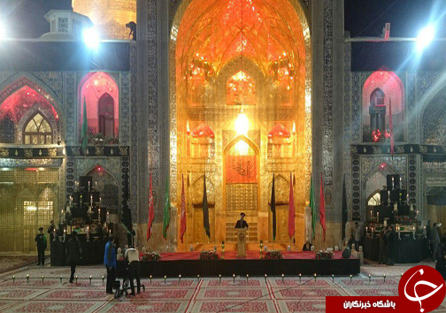 آئین شام غریبان شهادت امام رضا (ع) در مشهد برگزار شد+تصاویر