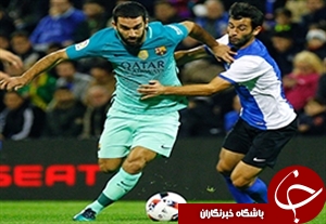 خلاصه بازی هرکولس 1-1 بارسلونا+ فیلم