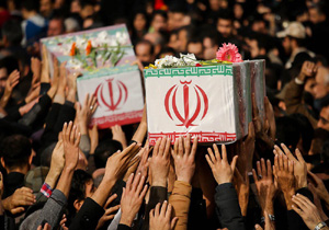 استقبال باشکوه از پیکر مطهر دو شهید گمنام