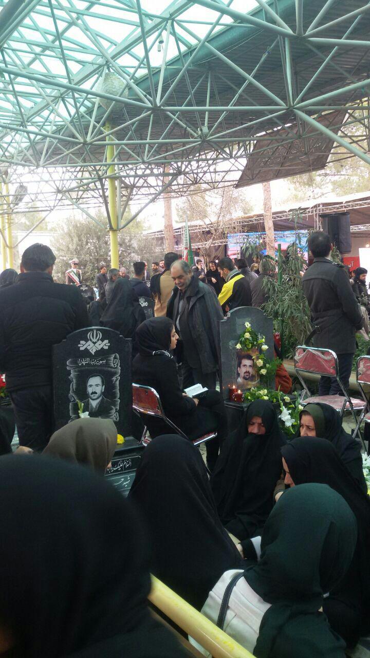 مراسم سالگرد شهدای اصحاب رسانه در بهشت زهرا برگزار شد+ تصاویر