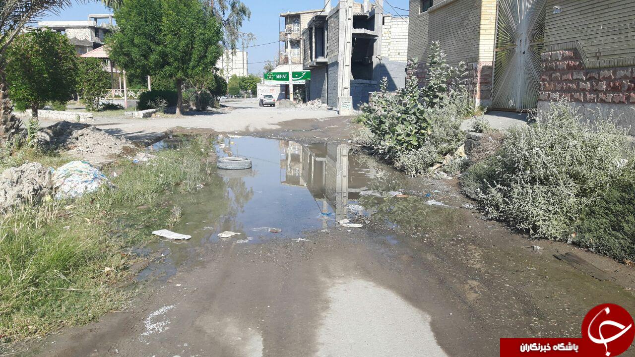 حال و روز یکی از کوچه&zwnj;های شهرستان میناب + تصاویر