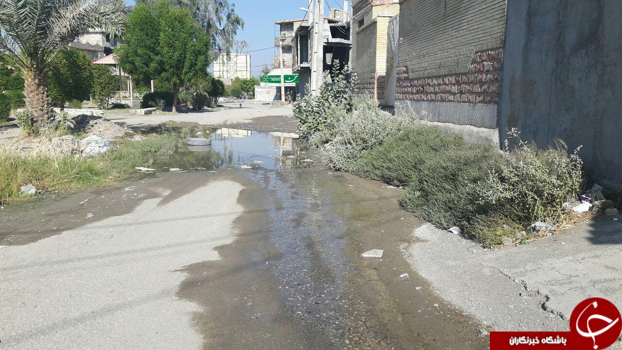 حال و روز یکی از کوچه&zwnj;های شهرستان میناب + تصاویر