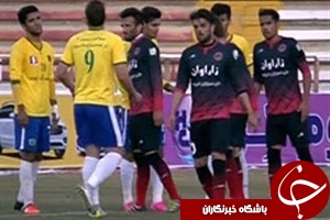 خلاصه بازی سیا جامگان 0 _ 1 صنعت نفت آبادان + فیلم