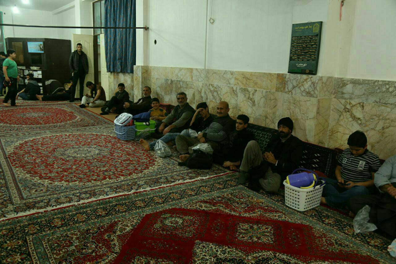اسکان بیش از 1000 مسافر در پایگاه های جمعیت هلال احمر