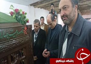 رونمایی از ضریع جدید بقعه أمام زاده علی اصغر روستای ترکان