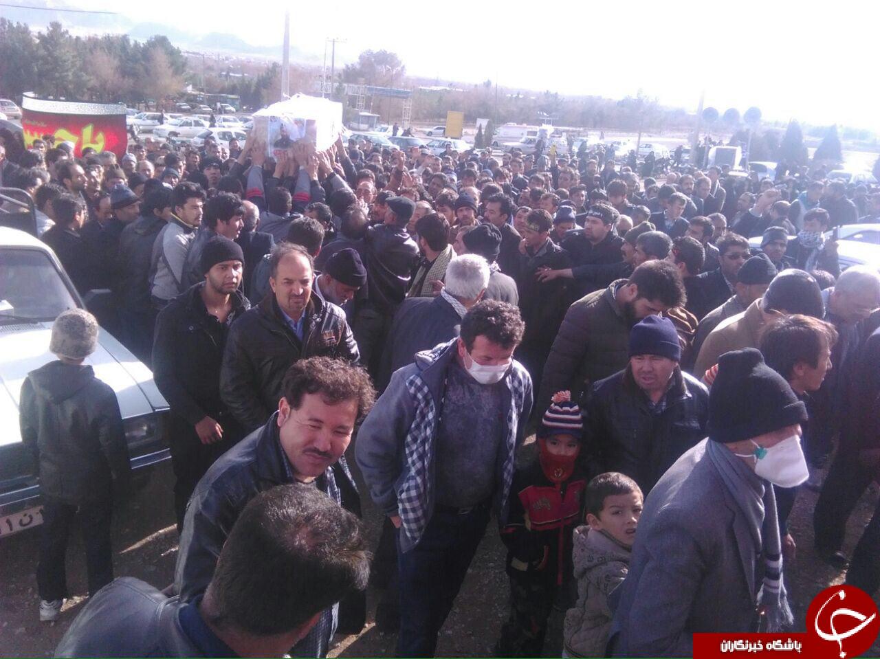 گزارش تصویری تشییع پیکر شهید افغانستانی حادثه تروریستی حله