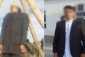 اعدام یک دانشجو توسط طالبان در میدان وردک