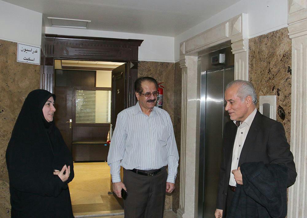 بازدید سرزده سجادی از فدراسیون اسکیت