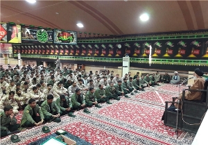 گرامیداشت شهید گمنام در حسینیه تیپ 110 سلمان فارسی زاهدان