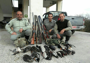 دستگیری 5 شکارچی متخلف