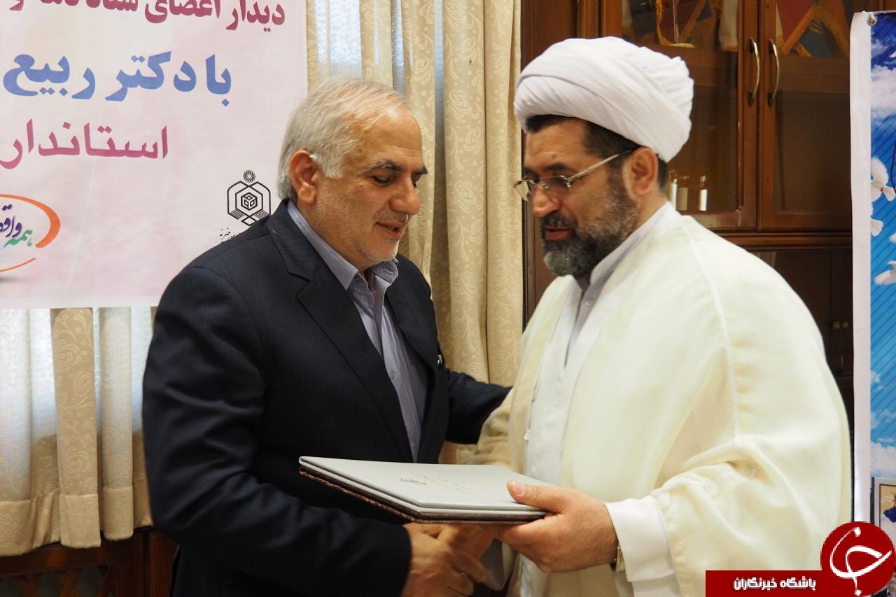 استاندار مازندران خادم امامزادگان شد + تصاویر