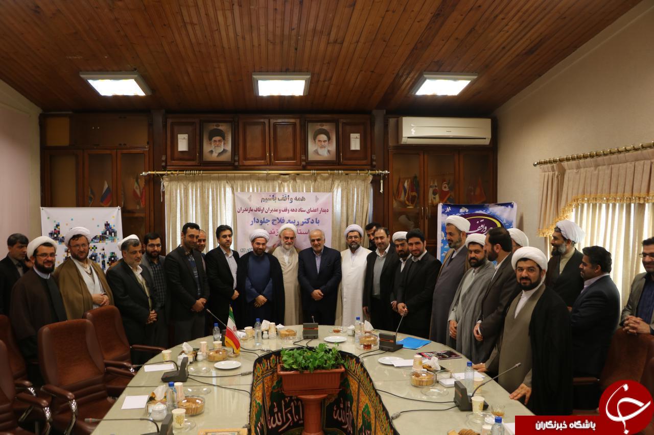 استاندار مازندران خادم امامزادگان شد + تصاویر