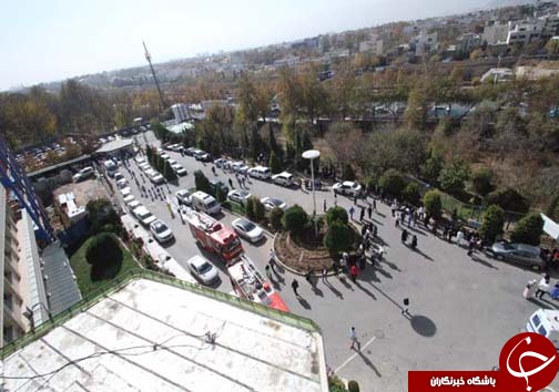 مهار آتش سوزی در بیمارستان اردیبهشت شیراز