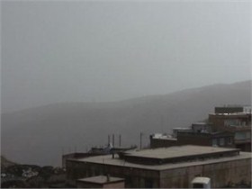 وقوع پدیده ریزگردها درشهرستان سردشت