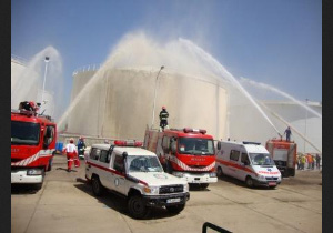 برگزاری مانور واکنش در شرایط اضطراری در میاندوآب