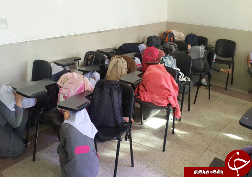 مانور زلزله در مدسه های شهرستان فسا + تصاویر