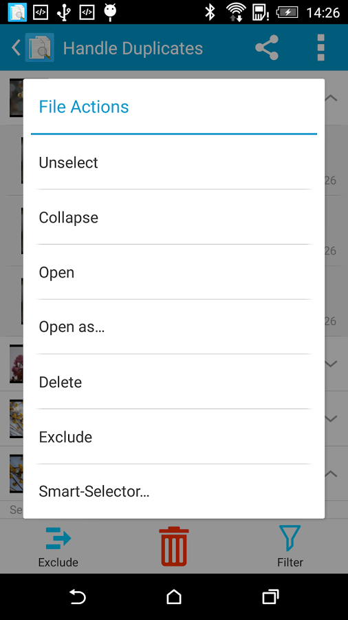 جستجو و حذف فایل های تکراری با دانلود  Search Duplicate File  برای اندروید