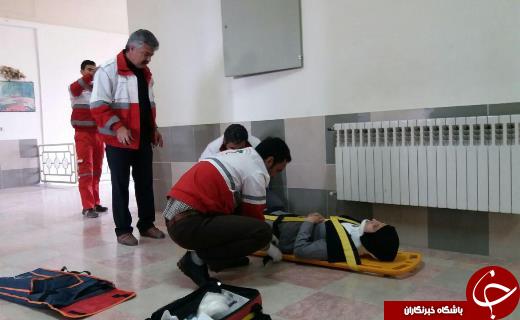 هجدهمین مانور زلزله و ایمنی درمدارس گلستان + عکس