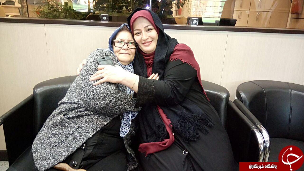 داستان خیالی که واقعیت دارد!/مادر و دختر بعد از 42 سال در شعبه بانک به هم رسیدند! + فیلم و تصاویر