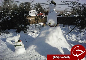 برپایی جشنواره مجسمه های برفی + تصاویر