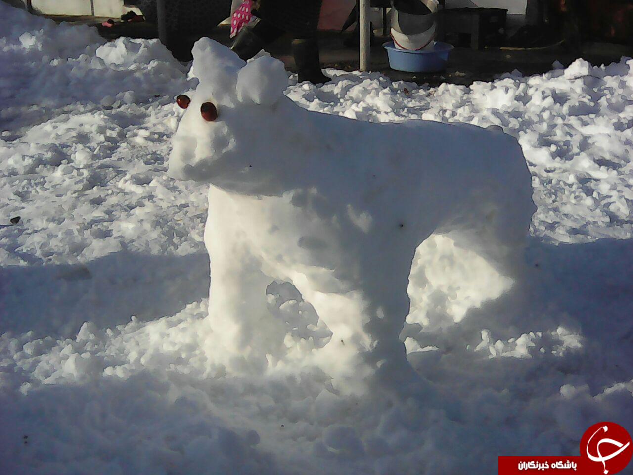 برپایی جشنواره مجسمه های برفی + تصاویر