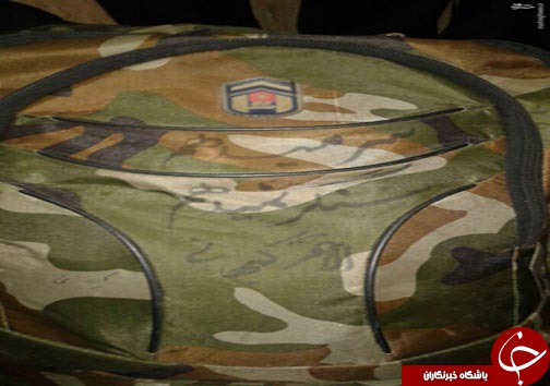 عکس/ کوله نوشته شهید محمد کیهانی