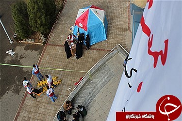 مانور آمادگی امداد و نجات دانشجویان+تصاویر